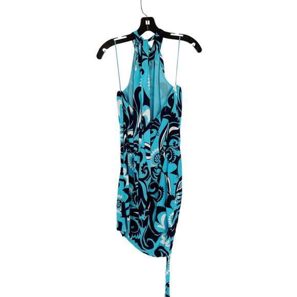RAMY BROOK Dress NEW Size 0 Meena Mini Blue Print $445 - Picture 4 of 4
